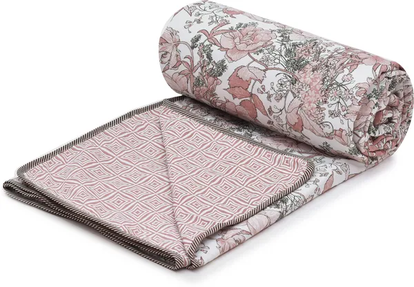 Brown_White_Super_Soft_Cotton_Reversible_Single_Dohar