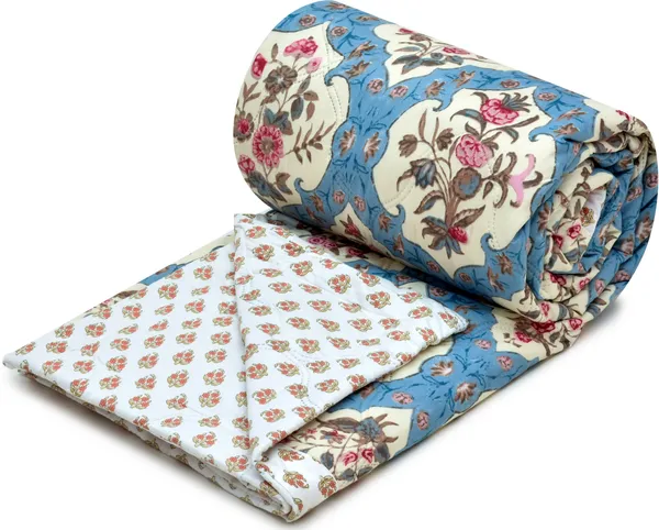 Blue_White_Super_Soft_Microfiber_Cotton_Reversible_Quilted_Single_Comforter