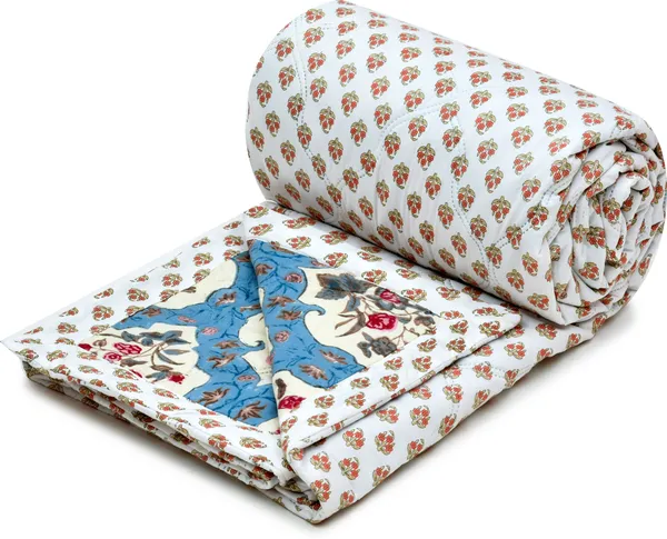 Blue_White_Super_Soft_Microfiber_Cotton_Reversible_Quilted_Single_Comforter