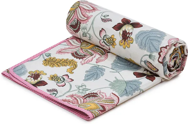 Pink_&_White_Premium_Quality_Cotton_Floral_Top_Sheet
