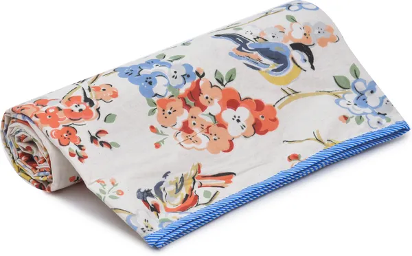 Orange_Blue_White_Premium_Quality_Cotton_Floral_Top_Sheet