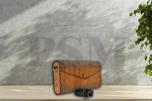 Multicolor_Wooden_Ladies_Purse_(Clutch)_;_Made_From_Different_Wood_Grains