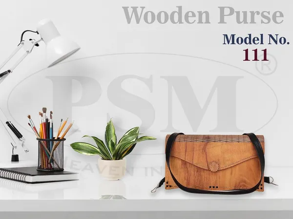 Light_Brown_Ladies_Wooden_Clutch_Purse_,_Made_From_Different_Wood_Grains