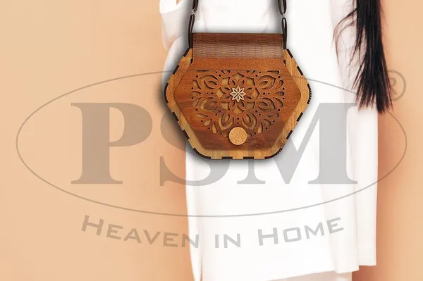 Red_Ivory_Floral_Pattern,_Ladies_Wooden_(Clutch)_Purse_Made_From_Different_Wood_Grains