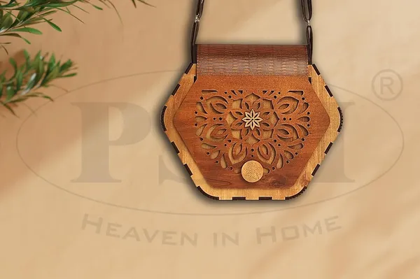 Red_Ivory_Floral_Pattern,_Ladies_Wooden_(Clutch)_Purse_Made_From_Different_Wood_Grains