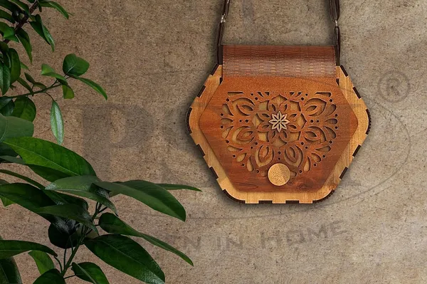 Red_Ivory_Floral_Pattern,_Ladies_Wooden_(Clutch)_Purse_Made_From_Different_Wood_Grains