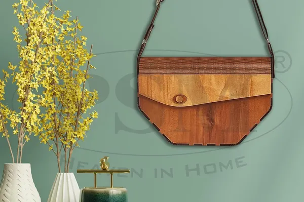 Chery_Brown_Wooden_Ladies_Purse(Clutch);_Made_From_Different_Wood_Grains