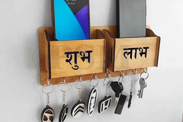 Ivory_Wooden_Key_Holder_With_Storage_Box