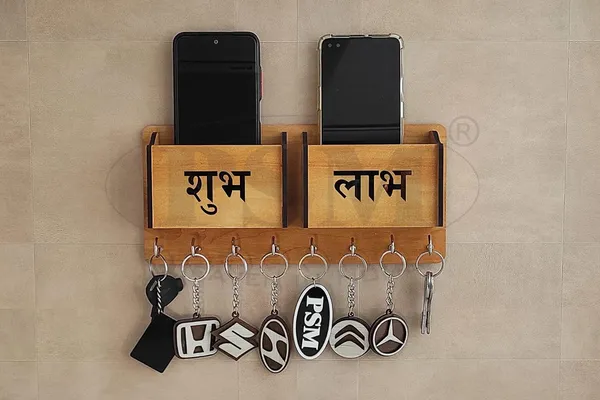 Ivory_Wooden_Key_Holder_With_Storage_Box