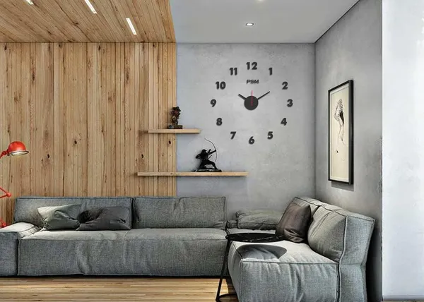 Black_Decorative_Acrylic_3D-_Diy_Wall_Clock