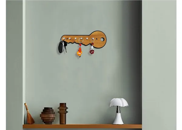 Wooden_Heaven__Key_Shape_Wooden_Key_Holder_With_6_Pin