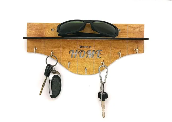 Decorative_Wooden_Keyholder_With_7_Keys_Hooks