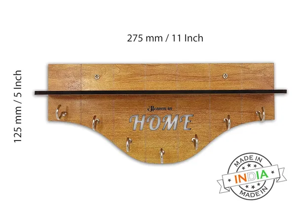 Decorative_Wooden_Keyholder_With_7_Keys_Hooks