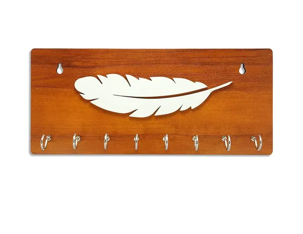 Wooden_And_White_Key_Holder_With_8_Pin