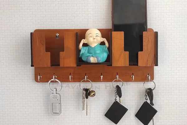 Multicolour_Wooden_Key_Holder_With_Storage_Box