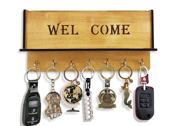 Ivory__Wooden_Home-_Key_Holder_With_Storage_Box