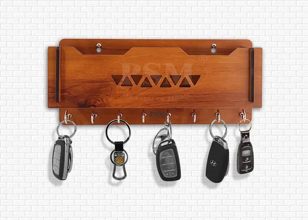 Cherry_Wooden_Home_Key_Holder_With_Storage_Box