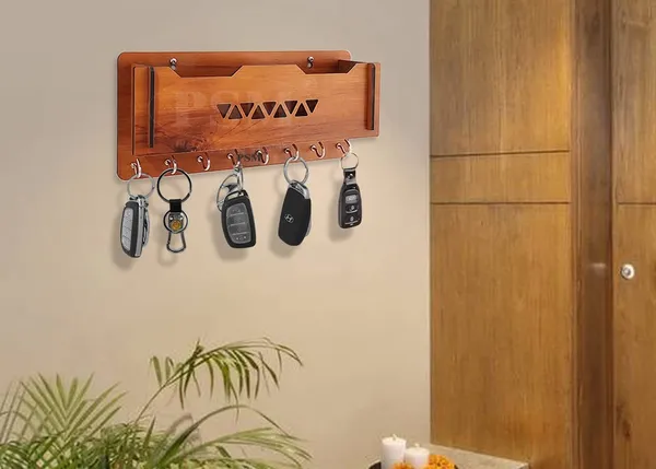 Cherry_Wooden_Home_Key_Holder_With_Storage_Box
