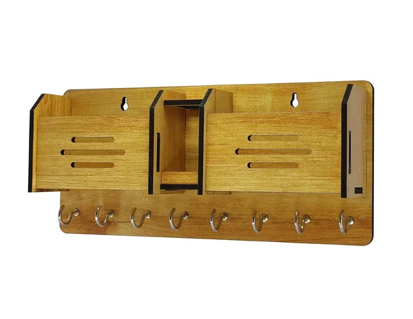 Ivory_Wooden_Key_Holder_With_Storage_Box