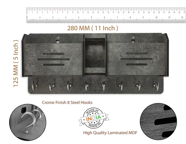 Stone_Gray_Wooden_Key_Holder_With_Storage_Box