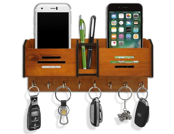 Cherry__Wooden_Key_Holder_With_Storage_Box