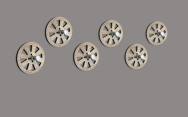 Pack-Of-6-Wood_Heavy_Duty_Adhesive__Decorative_Sticky_Key_Holder_Wheel