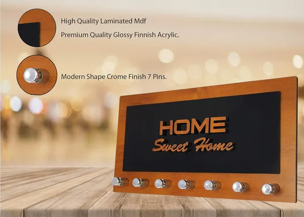 Cherry_BlackSelf_Adhesive_Decorative_Sticky_Home_Sweet_Home_Wooden_Key_Holder