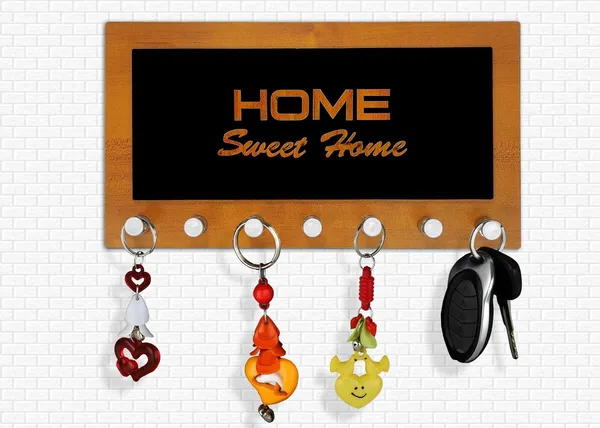 Cherry_BlackSelf_Adhesive_Decorative_Sticky_Home_Sweet_Home_Wooden_Key_Holder