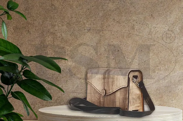 Silver_Wooden_Ladies_Purse(Clutch)_Made_From_Different_Wood_Grains