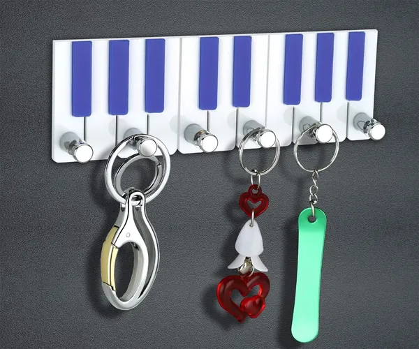 Blue_Piano_Decorative_Sticky_Key_Holder