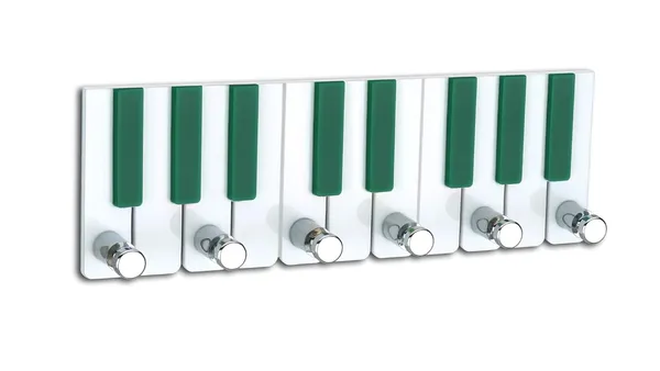 Green_Piano_Heavy_Duty_Adhesive_Decorative_Sticky_Key_Holder