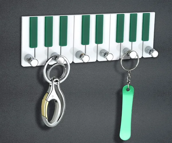Green_Piano_Heavy_Duty_Adhesive_Decorative_Sticky_Key_Holder