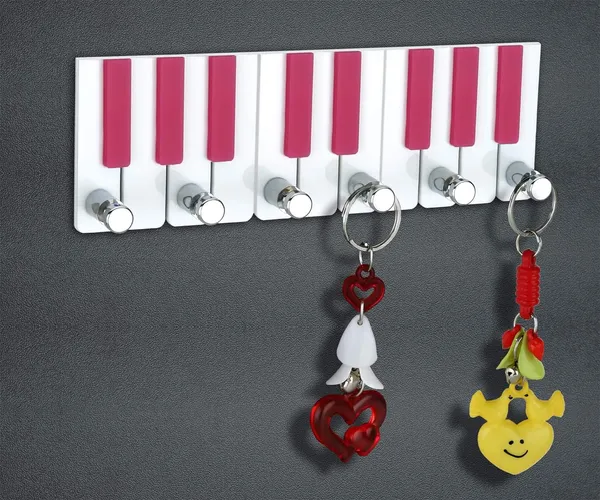 Pink_Piano_Heavy_Duty_Adhesive_Decorative_Sticky_Key_Holder