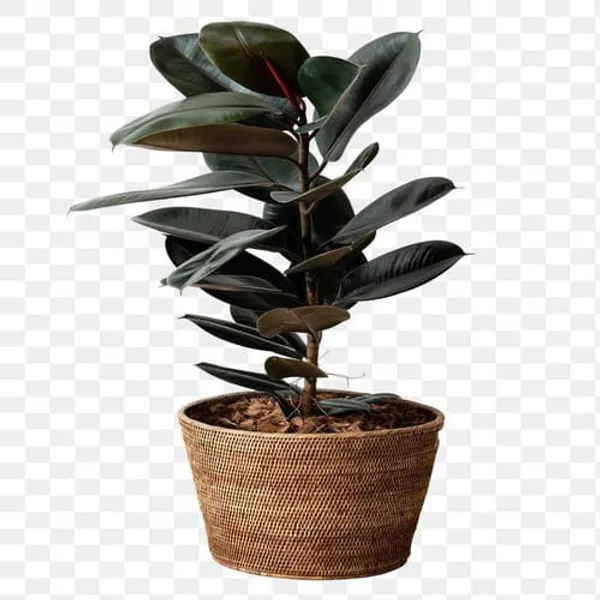 Black_Rubber_Plant_Whitout_Pot_For_Indoor_And_Outdoor_Decor_|_Pack_Of_1
