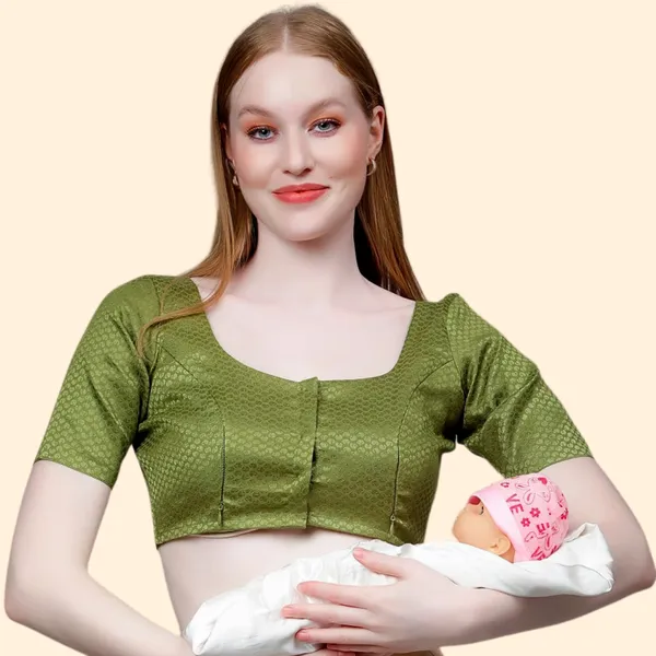 Nursing saree blouse deals