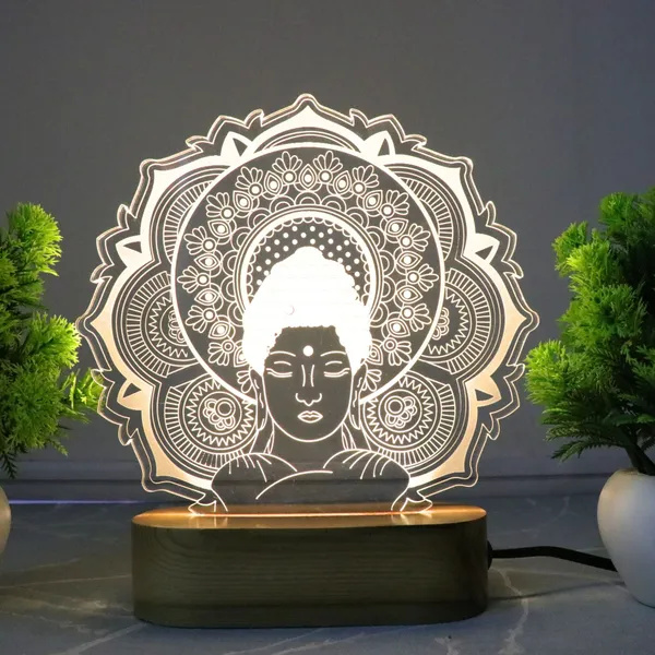 Warm_White_3D_Illusion_Buddha_Acrylic_Table_lamp_Home_Decor_Light_Warm_White_Light_with_Wooden_Base