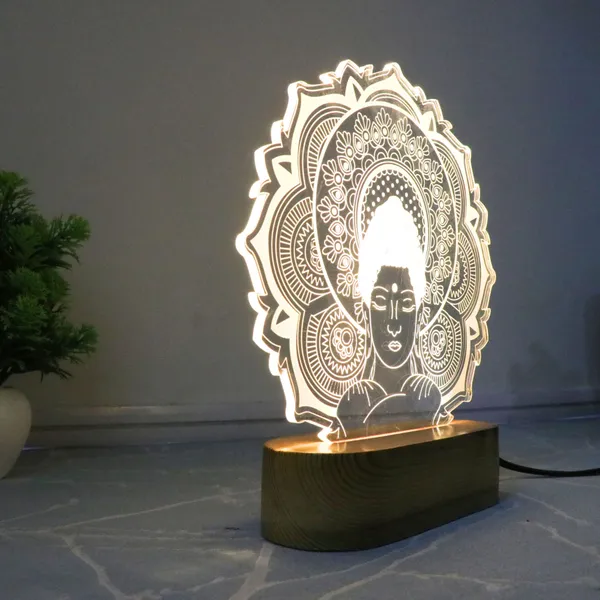 Warm_White_3D_Illusion_Buddha_Acrylic_Table_lamp_Home_Decor_Light_Warm_White_Light_with_Wooden_Base