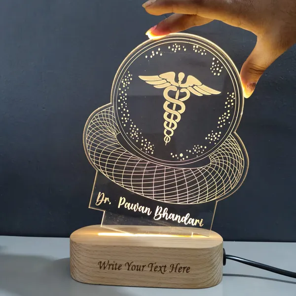 Warm_White_Personalized_Customized_Doctor_Name_and_Hospital_Name_Engraving_on_Wooden_Base_table_Desktop_Led_Lamp