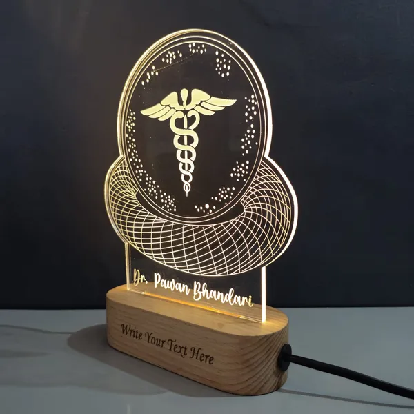 Warm_White_Personalized_Customized_Doctor_Name_and_Hospital_Name_Engraving_on_Wooden_Base_table_Desktop_Led_Lamp