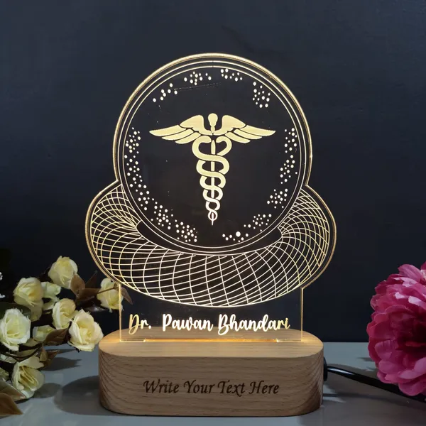Warm_White_Personalized_Customized_Doctor_Name_and_Hospital_Name_Engraving_on_Wooden_Base_table_Desktop_Led_Lamp
