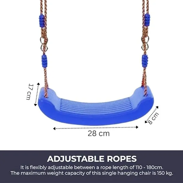 Blue_Kids_Indoor_Outdoor_Plastic_Swing_Seat_With_Height_Adjustable_Rope_Strong_Tree_Swing_For_Playground_Backyard_Holds_120Kg_For_3-12_Years_Kids_Children