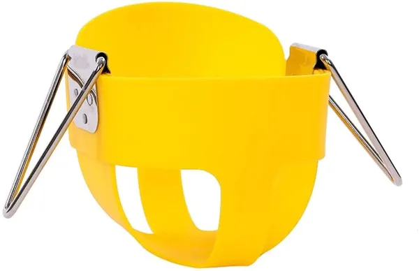 Yellow_Flexible_High_Back_Full_Bucket_Chair_Swing_For_Childrens,_Seat_Only