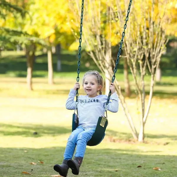 Green_Heavy_Duty_Flexible_Swing_Seat_With_Metal_Triangle_Ring,_Anti-Rust_Chain_Set_For_Kids_&_Adults,_Playground,_Jungle_&_Gym