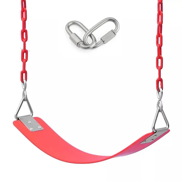 Red_Heavy_Duty_Flexible_Swing_Seat_With_Metal_Triangle_Ring,_Anti-Rust_Chain_Set_For_Kids_&_Adults,_Playground,_Jungle_&_Gym