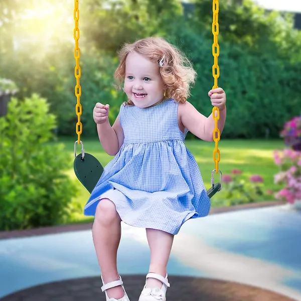 Red_Flexible_Swing_Seat_Set_For_Kids_&_Adults_Outdoor_Park_Garden_Tree_Backyard_With_Plastic_Coated_Chain,_Weight_Support_Upto_150Kg