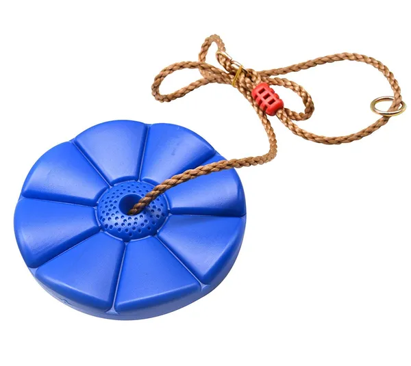 Blue_Plastic_Button_Monkey_Round_Disc_Rope_For_Kids_Children_Playground_Garden_Outdoor_Indoor_Play_Activity_With_Adjustable_Height