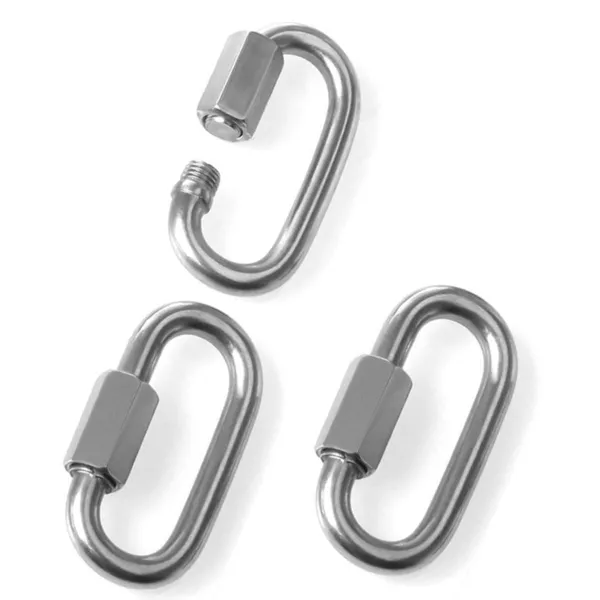 Silver_Heavy_Duty_Oval_Shape_Stainless_Steel_Screw_Link_Snap_Hook_Carabiner_&_Hook_Swing_Connector_Multipurpose,_Snaphook_For_Weight-Lifting_Mountain_Swinging_Climbing_Gym_(Pack_Of_3)