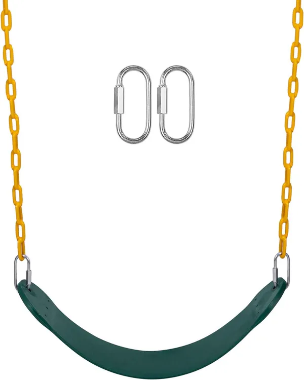 Green_&_Yellow_Flexible_Swing_Seat_Set_For_Kids_&_Adults_Outdoor_Park_Garden_Tree_Backyard_With_Plastic_Coated_Chain,_Weight_Support_Upto_150Kg