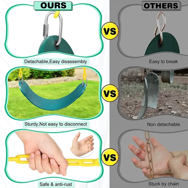 Green_&_Yellow_Flexible_Swing_Seat_Set_For_Kids_&_Adults_Outdoor_Park_Garden_Tree_Backyard_With_Plastic_Coated_Chain,_Weight_Support_Upto_150Kg