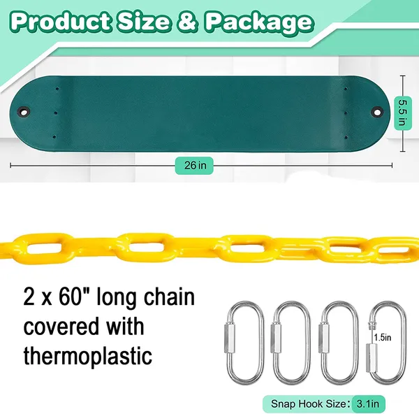 Green_&_Yellow_Flexible_Swing_Seat_Set_For_Kids_&_Adults_Outdoor_Park_Garden_Tree_Backyard_With_Plastic_Coated_Chain,_Weight_Support_Upto_150Kg